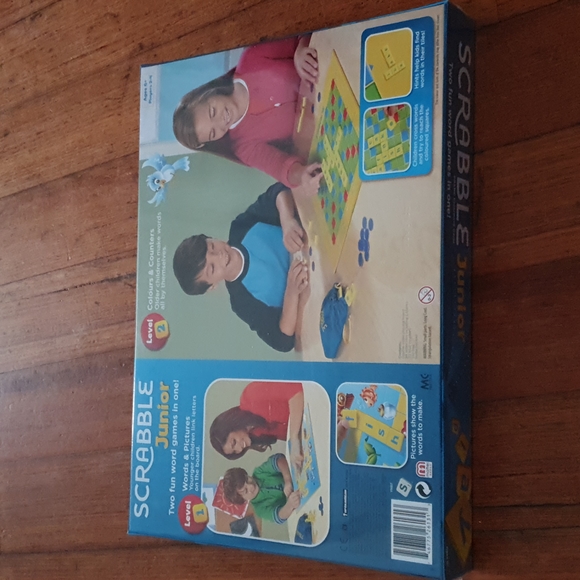 Scrabble Junior Ages 6+ New and Sealed - Picture 2 of 5
